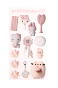 cute things in my room sticker sheet