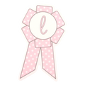luvie polka rosette sticker
