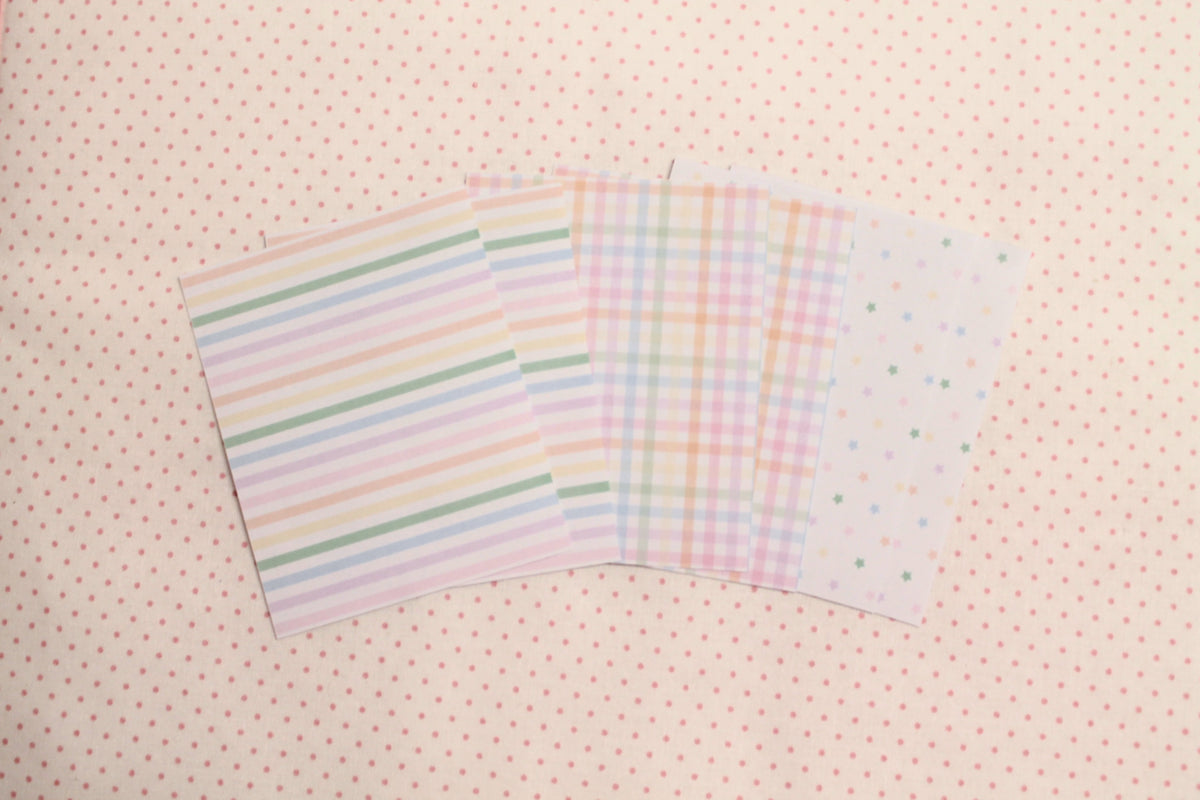rainbow sorbet imitation paper/memo sticker set