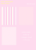 pink lemonade imitation paper/memo sticker set